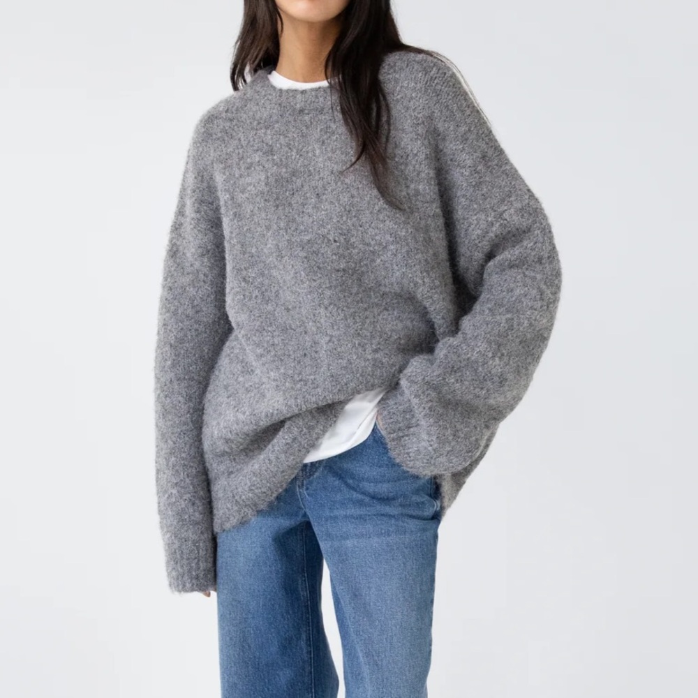 OAK + FORT Oversized Crewneck Sweater
